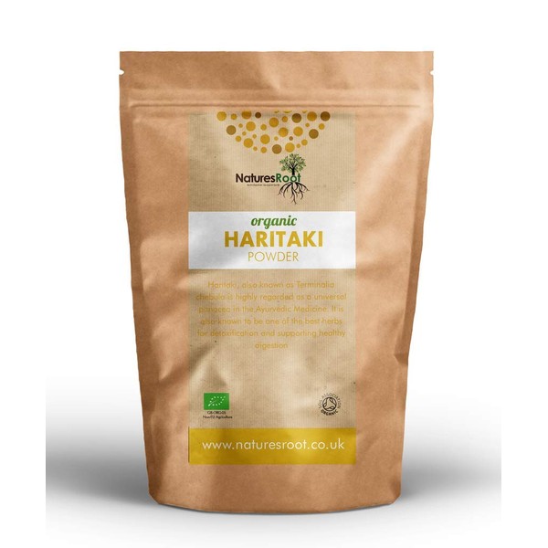 Nature’s Root Harad Powder 125g - Haritaki Powder | Ayurveda Herb | 100% Natural | Superfood Supplement | Terminalia Chebula