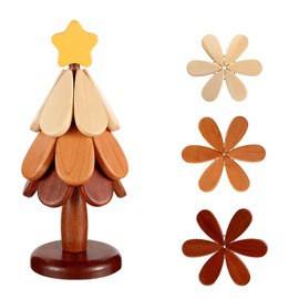 Wooden Tree Coasters,Trivets for Hot Dishes Set of 3,Wooden Tree Trivet Set,Wood Tree Coaster for Hot Pots and Pans Kitchen Decor and Accessories