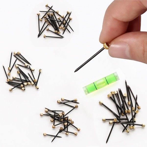 Picture Hanging Nails Set, 80 Pieces, 4 Sizes Wall Hardware