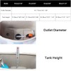 25cm Toilet Flush Valves Replacement Valve Kit Assembly for One