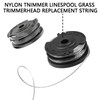 FUSHUI Grass Trimmer Spool, Pack of 3 Grass Trimmer Line,