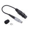 Aviation Headset Adapter 6pin LEMO to 5pin XLR High Density