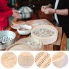 Eummy Bamboo Steamer Basket 10 Inch Dumpling Steamer Chinese Food