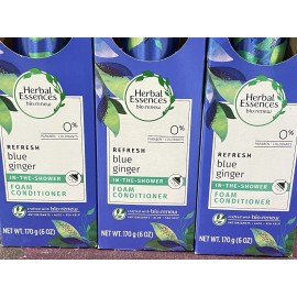 Herbal Essences bio renew Blue Ginger In-The-Shower Foam Conditioner ( 3 Pack)