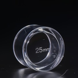25mm/0.98in Clear Acrylic Pipe End Cap Fitting, Pipe Plug Adapter for Water Pipe, Aquarium, Fish Tank, DIY Plumbing