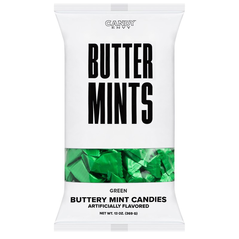 Candy Envy - Green Wrapped Buttermints - 13 oz. Bag