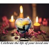 Fishing Heart Keepsake Urn - Fishing Heart Cremation Urn for