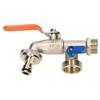 KOTARBAU® Double Ball Outlet Valve with Hose Connection 3/4 Inch
