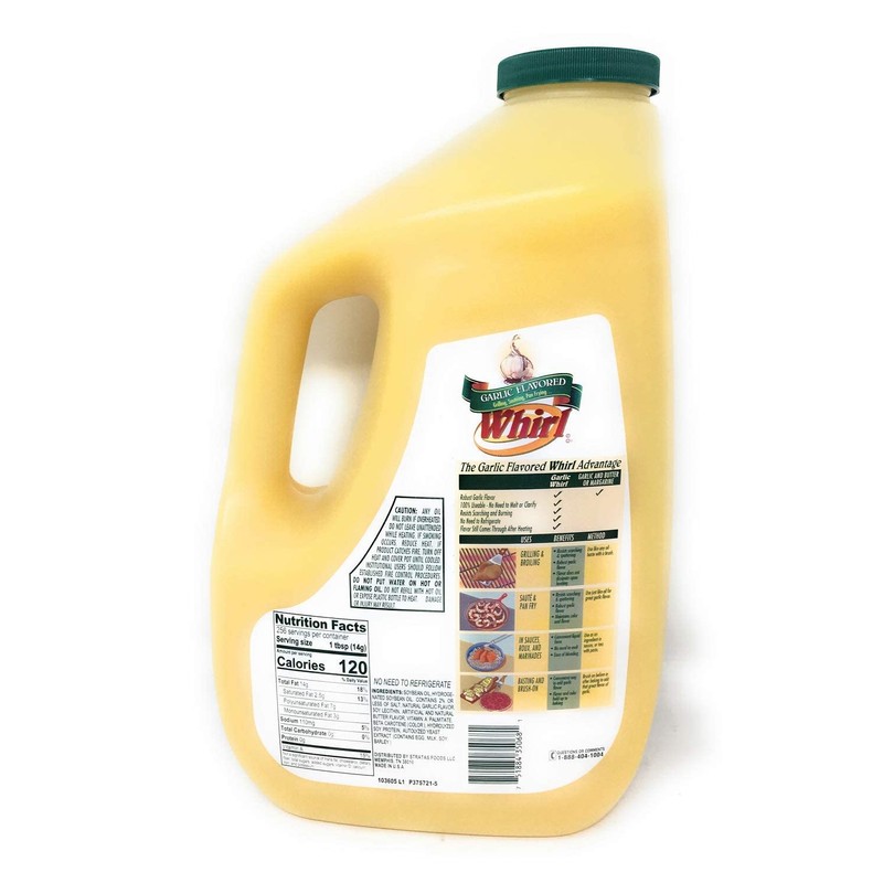Garlic Whirl Butter-Flavored Oil, 1 Gallon