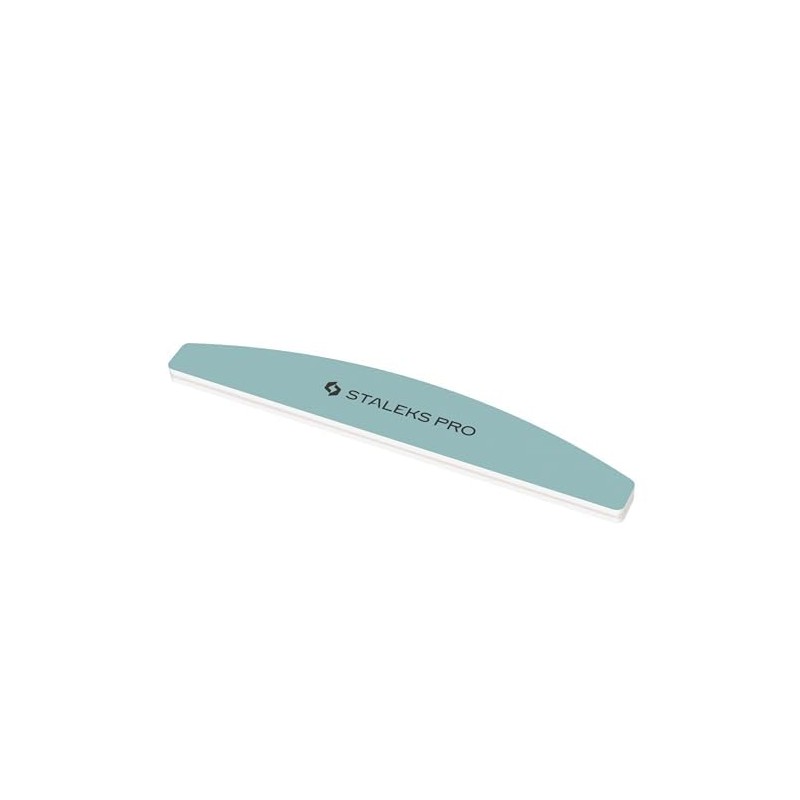 STALEKS PRO 4pcs Soft Half Moon Nail File 400/3000 Grit