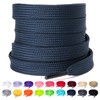 Olukssck 1 Pair Flat Shoe Laces for Sneakers, 2/5" Wide