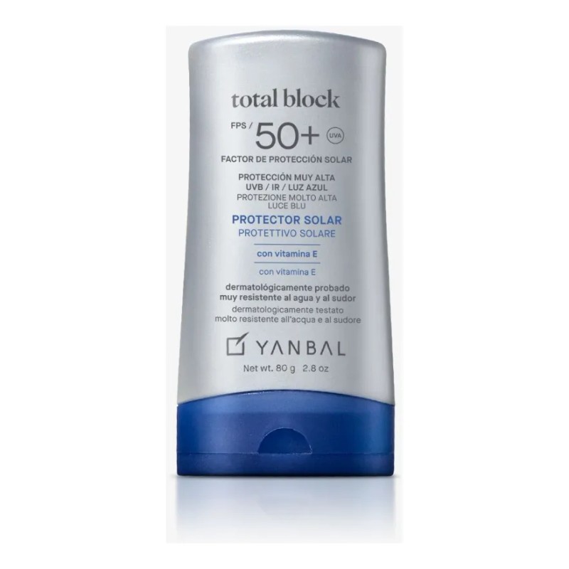 Bloqueador Solar Fps50+ Total Block Yanbal 80g