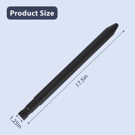 GAOMON 17" Stabilizer Hay Bale Spear Attachment, Pair Quick Attach Bale Spike without Sleeves, Black Powder Coated Hay Bale Forks Handing Equipment Fit for for Skid Steer Mount Plate Tractors Loaders