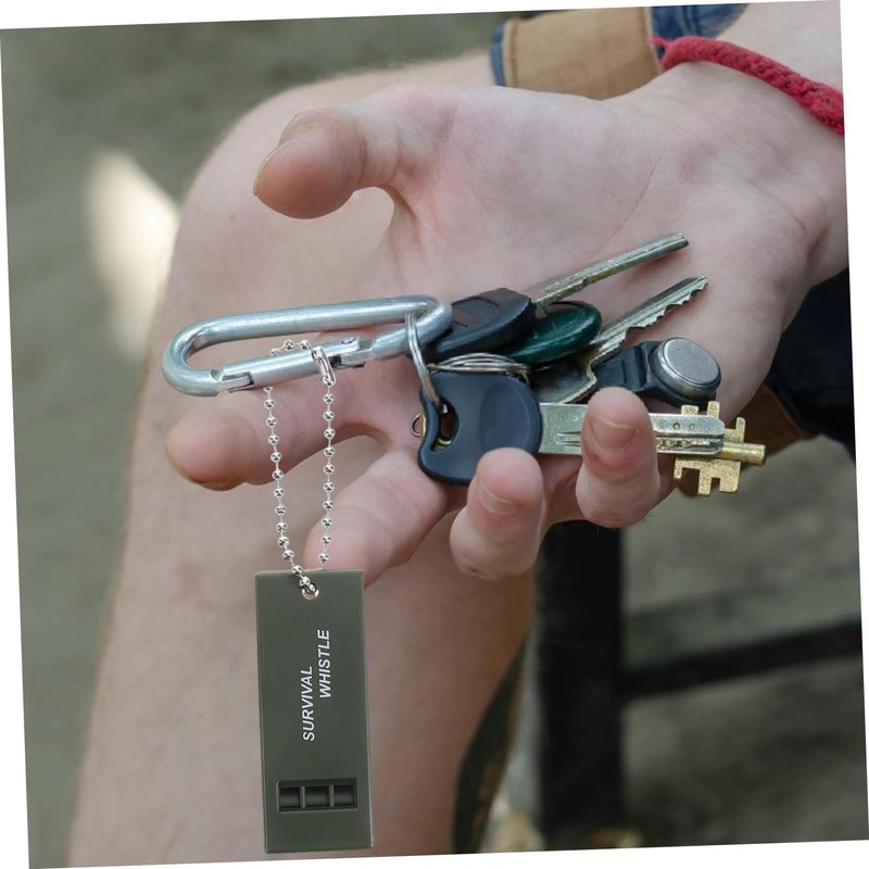 Kisangel Survival Gear Whistle Emergency Whistle Set of 3 Hiking