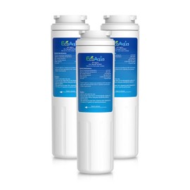 EcoAqua EFF-6007A Fridge Water Filter Compatible with Maytag UKF8001, UKF8001AXX, UKF8001P, WF50, WF51, WF50-NI300, EDR4RXD1, Whirlpool 4396395, Kenmore 9006, 46-9006, 4396548 (3)