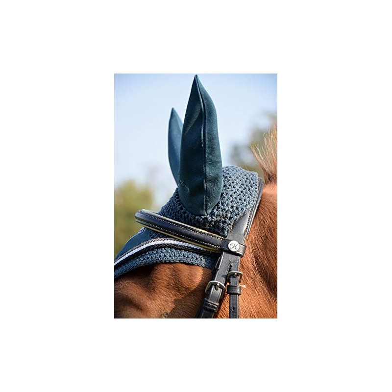 Spire Spire Horse Soft Crochet Fly Veil Breathable Cotton Ear