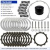 GOLKNHA Clutch & Gasket Kit Compatible with Yamaha YZF R6