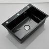 mvmhome Black Kitchen Sink Single Bowl Stainless Steel Sink with