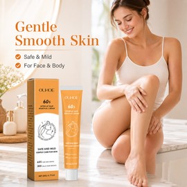 Hair Removal Cream for Face & Body – Gentle Shea Butter Formula for Smooth Underarms, Legs & Arms
