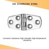 316 Stainless Steel Boat Hatch Hinges Marine Grade, 3 x