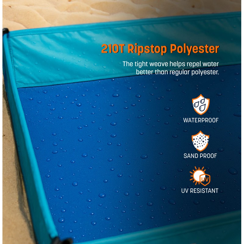 BeachBoba Sandproof Beach Blanket - Outdoor Playpen