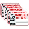 25x Timing Belt Replacement Stickers Cam Belt Service MOT Garage