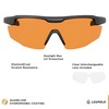 Leupold Sentinel Performance Eyewear with Matte Black Frames and Laser-Safe