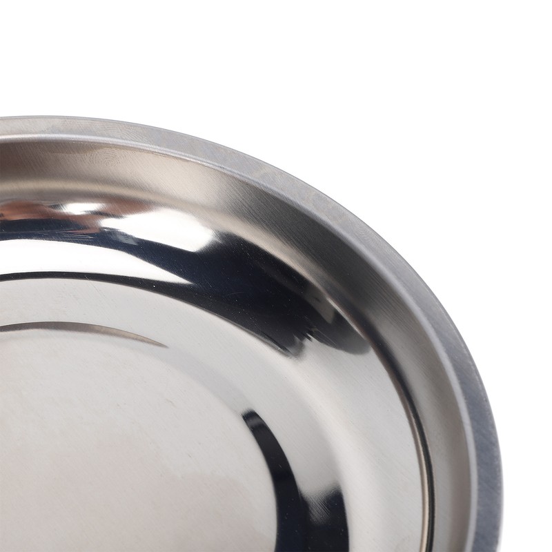 150mm Round Magnetic Parts Tray Stainless Steel 1000 to 1200