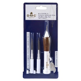DMC Punch Needle Pen Set with Loop Adjustment Scale JPTU2020, White