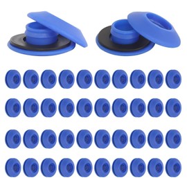 Pack of 40 28 x 28 x 12 mm Plastic Eyelets All-Purpose Eyelets Set Blue for Tarpaulin Set Plastic Eyelets for Fabrics Ring Eyelets for Tarpaulins Plastic Eyelets for Tarpaulin Textile Tarpaulin