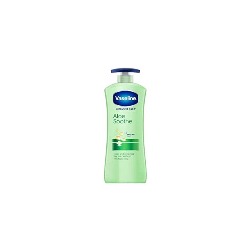 Vaseline Loción calmante de aloe de cuidado intensivo, 20.3 oz