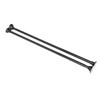 Utopia Alley Adjustable 72-Inch Double Shower Curtain Tension Rods -