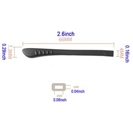 Child Eyeglass End Tips Ear Sock Pieces Silicone Eyewear Anti-Slip Comfort Replacement Tips Metal Eyeglass Legs