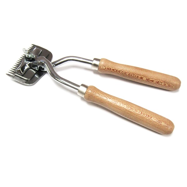 Two Hand Clipper for All Livestock Wooden Handle 27 Cm Long