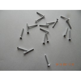 Unbranded ALUMINUM FLAT HEAD SLOTTED MACHINE SCREWS 6/32 x 1"  20 PCS. NEW