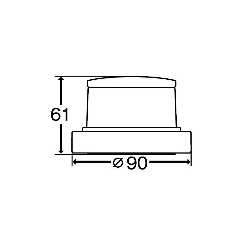 Koito MLL-4AB2 LED Small Marine Navigation Light, Second Type Port