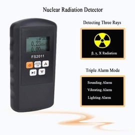 Radiation Meter, FS2011 Radiation Detector ? ? ? Ray Gamma Nuclear Meter Dosimeter Radioactive Alarm Used in Factory Environment,Home Environment, Testing