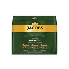 Jacobs Pads Crema, 90 Senseo kompatible Kaffeepads UTZ-zertifiziert, 5er Pack, 5 x 18 Getränke