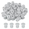 Sourcing Map 32PCS 6mm(1/4") Light Gray Plastic Hole Plugs, Flush