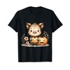 Adorable Piglet With Pumpkins Boar Fall Piggy Autumn T-Shirt