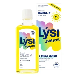Lysi Jr Aceite De Higado De Bacalao Para Niñossaborlimón Msi