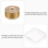 sourcing map Prewound Bobbin Thread Set of 5pcs with Storage