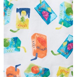 Burt's Bees Baby Baby Boys' Toddler Pajamas, Sleeve Tee and Shorts 2-Piece PJ Set, 100% Organic Cotton, Juice Box