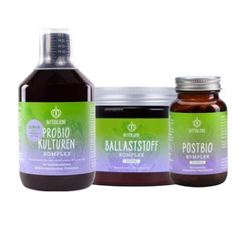 BitterLiebe - Intestinal Building Package - with Postbiotics, Probiotics and Fibre with Flavour - For Your Gut Health
