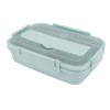 Lunch Box 3 Compartments 304 Stainless Steel Plastic Matching Spoon