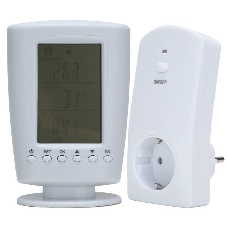 Wireless Thermostat Outlet Multifunctional Automatically Programmable Digital Temperature Controller Outlet