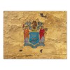 GRAPHICS & MORE Rustic Distressed New Jersey State Flag Home