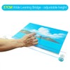 Artist Leaning Bridge 14.5inches Clear Hand and Wrist Rest Adjuatble