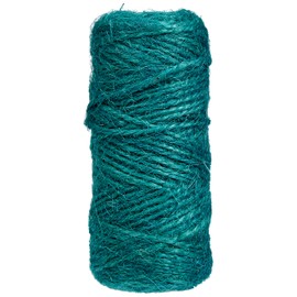 Xclou Garden Twine in Green, Cotton Yarn, Jute Ribbon for Tying Down Twine Cord Made of Jute Garden Ribbon for Indoor and Outdoor Use