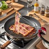 HINMAY 12" 16" Extra Long Stainless Steel Kitchen Tongs Set,
